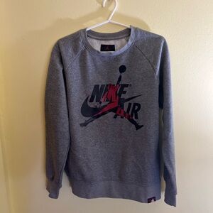 Nike Air Jordan Boys Gray Sweatshirt Size Large